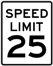 speed limit sign